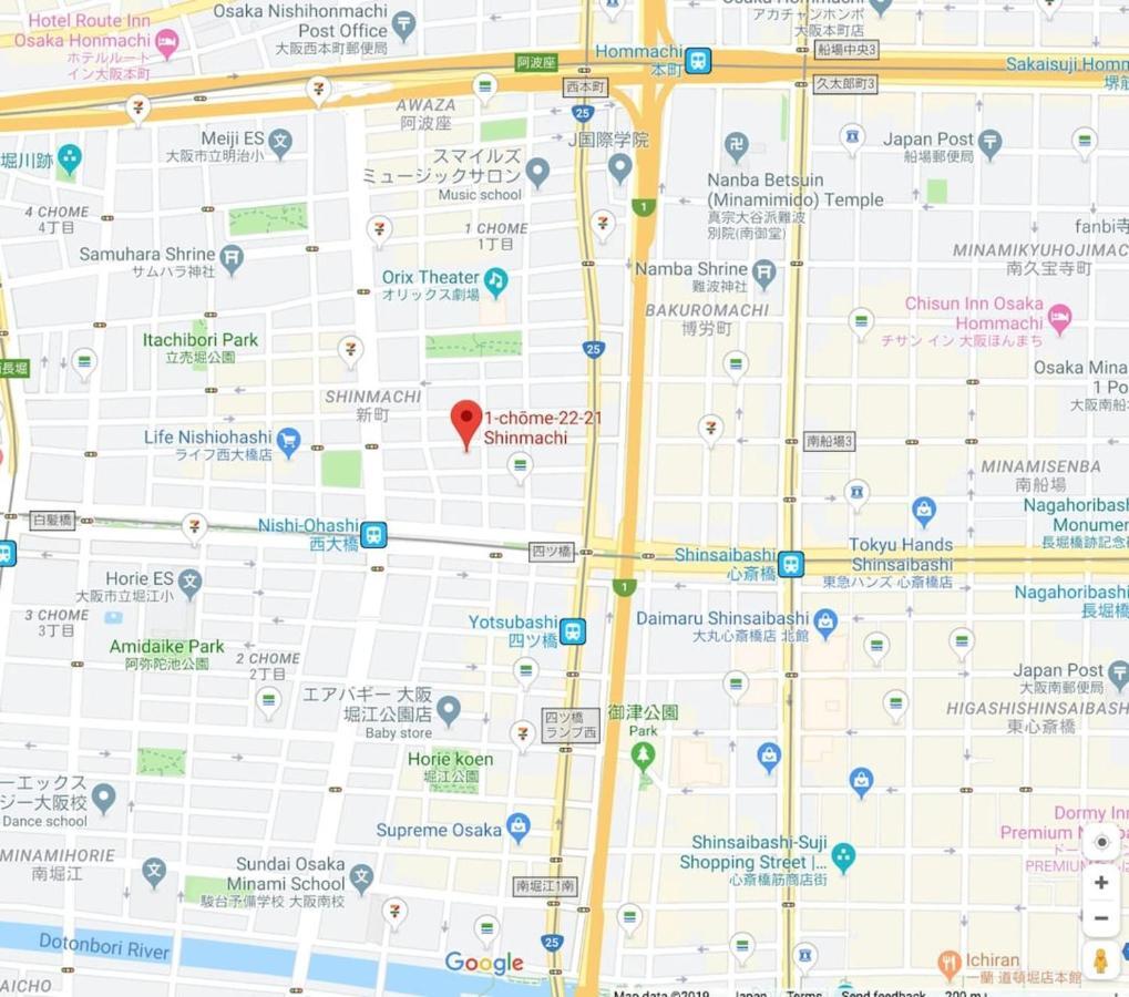 Es41 Elizabeth Garden Shinmachi Lägenhet Osaka Exteriör bild